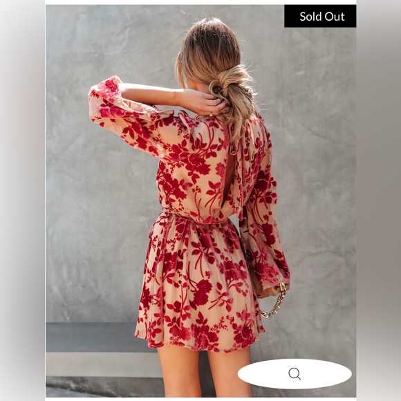 Vici Calgary Floral Tie Dress - Picture 5 of 9